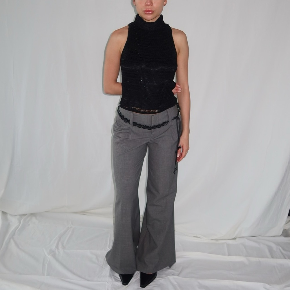 Vintage plaid trousers
